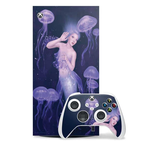 Mermaid and Jellyfish by Rachel Anderson Xbox Series X Skins